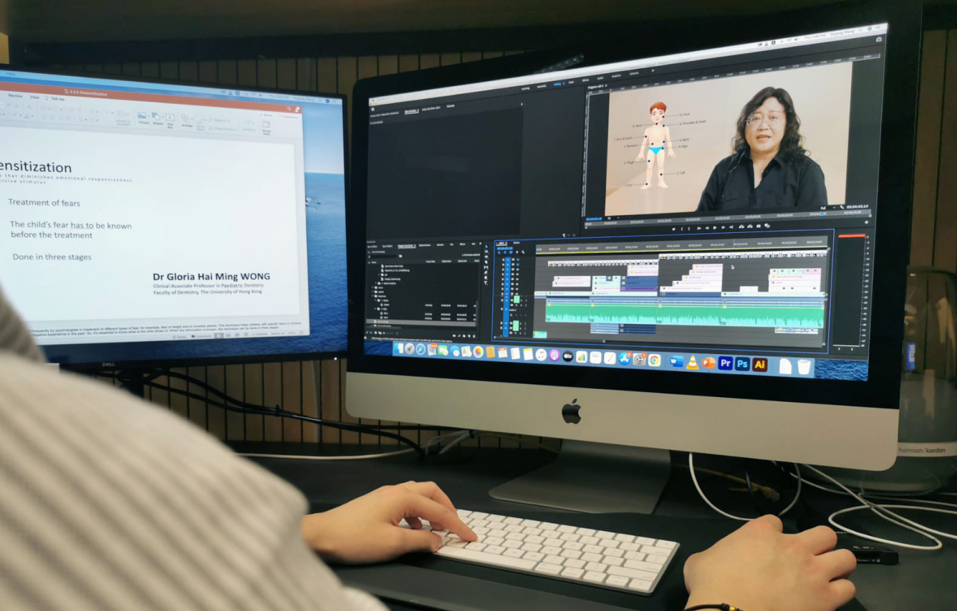 The MOOC “Oral Health Care for Autistic Children” delivered by Dr Gloria Wong is currently under production